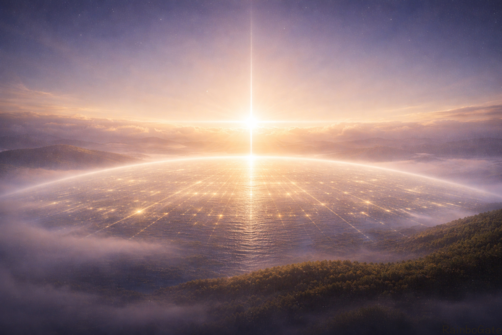 『 新しい地球に広がる黄金の光グリッド 』
顕現。
調和。
受講後の未来。